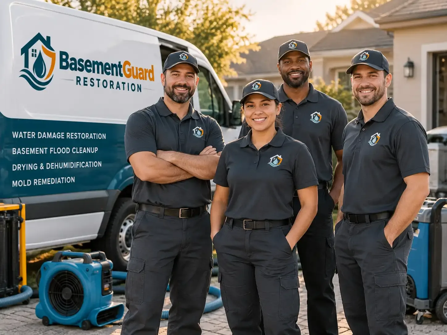 Basement Water Damage Restoration company in Perronville, MI